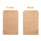 100 Pieces 3x5 Inches Natural Kraft Paper Bags for Bakery Cookies Treats Snacks Sandwiches Popcorn Small Gift bag